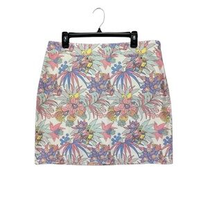 Talbots Floral Straight Skirt- 14P.  B44
